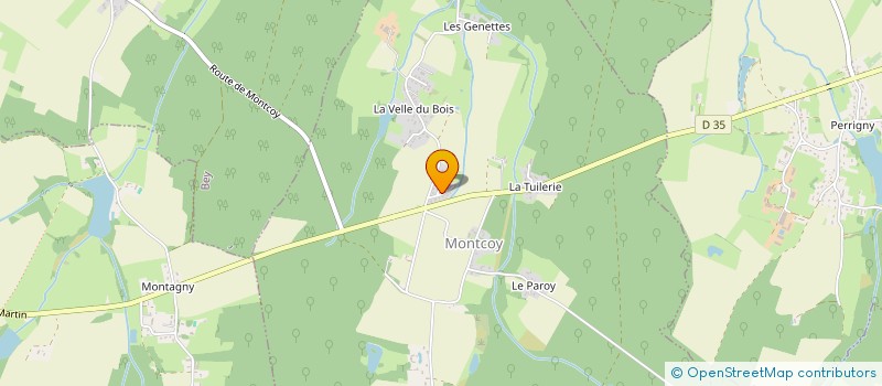 localisation de l'entreprise MONSIEUR PIERRE RICHARD à MONTCOY