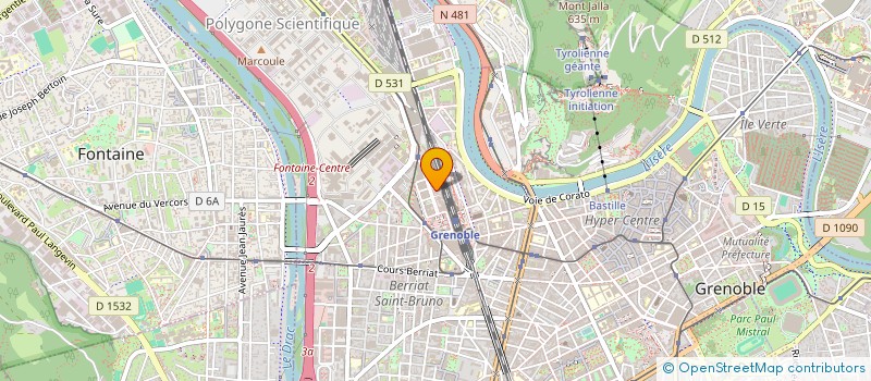 localisation de l'entreprise MONSIEUR PIERRE RICHARD  GRENOBLE