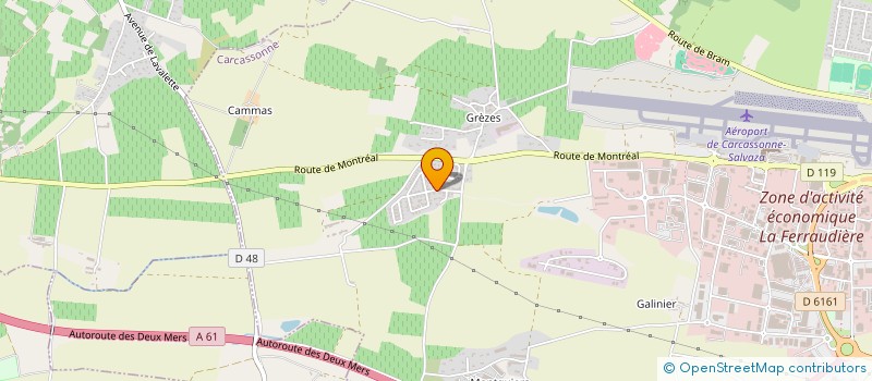 localisation de l'entreprise MONSIEUR PIERRE RICHARD  CARCASSONNE