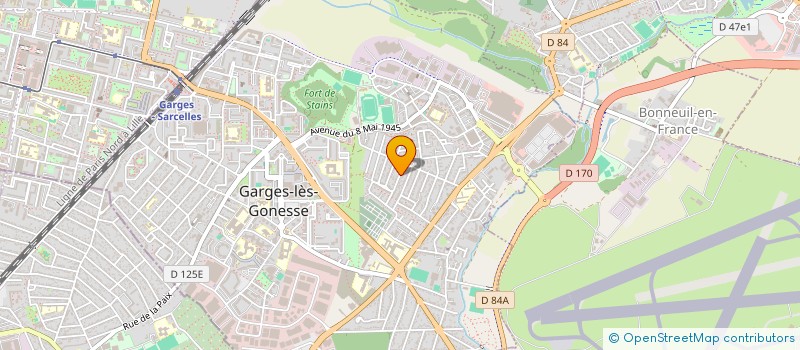 localisation de l'entreprise MONSIEUR PIERRE RICHARD BARBIER  GARGES LES GONESSE