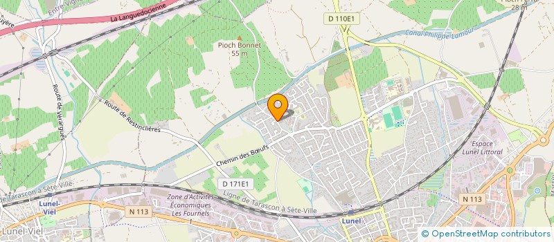 localisation de l'entreprise MONSIEUR PIERRE-RICHARD LIBES  LUNEL