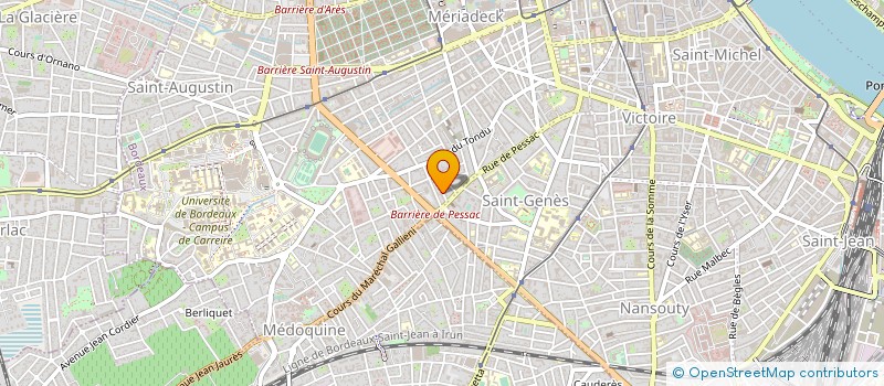 localisation de l'entreprise MONSIEUR PIERRE RICHAUD  BORDEAUX