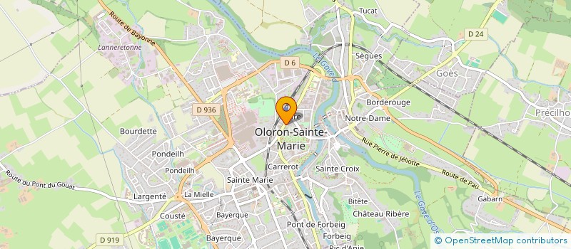 localisation de l'entreprise MONSIEUR PIERRE RICHIER  OLORON-SAINTE-MARIE