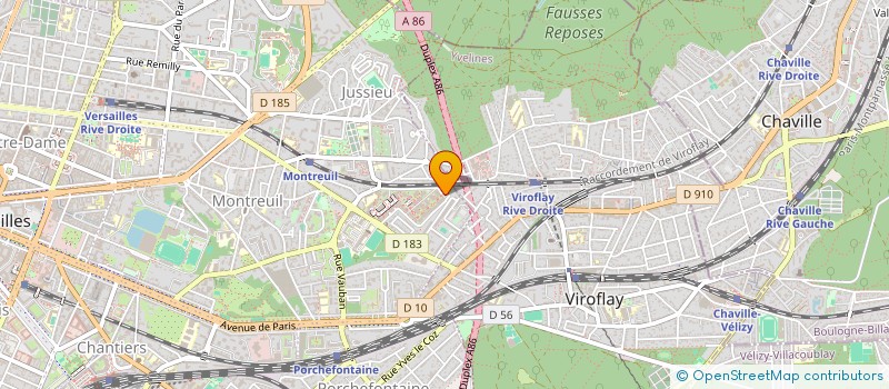 localisation de l'entreprise MONSIEUR PIERRE RIEDINGER à VERSAILLES
