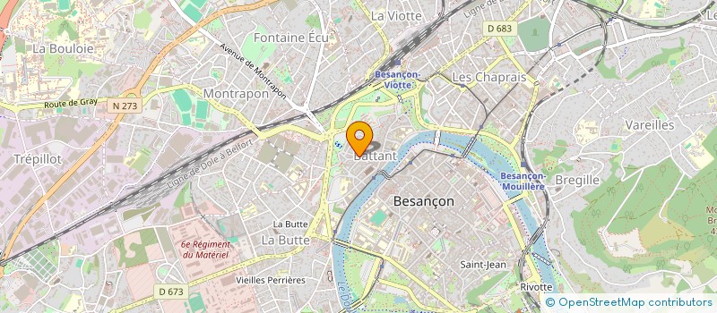 localisation de l'entreprise MONSIEUR PIERRE RIEU-CASTANG à BESANCON