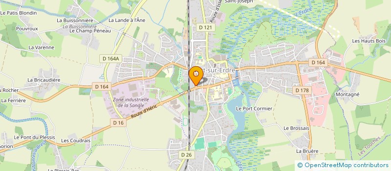 localisation de l'entreprise MONSIEUR PIERRE RIGAUD  NORT-SUR-ERDRE