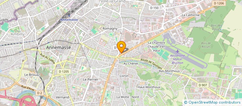 localisation de l'entreprise MONSIEUR PIERRE RIGAUD  ANNEMASSE