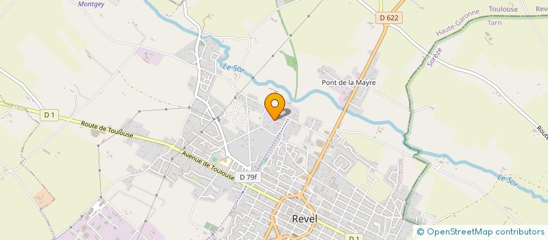 localisation de l'entreprise MONSIEUR PIERRE RINGUET  REVEL