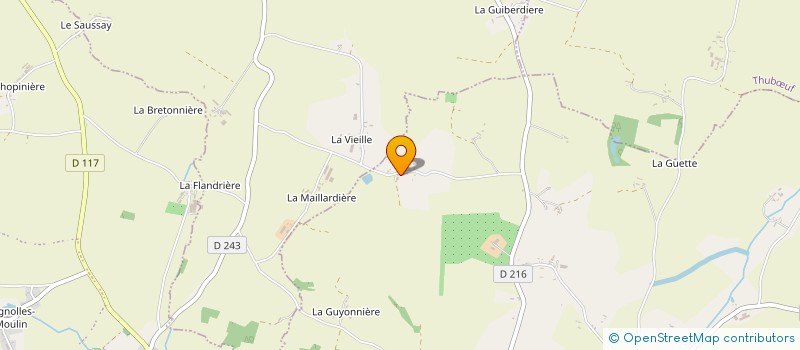 localisation de l'entreprise MONSIEUR PIERRE RIOULT  SAINTE-MARIE-DU-BOIS