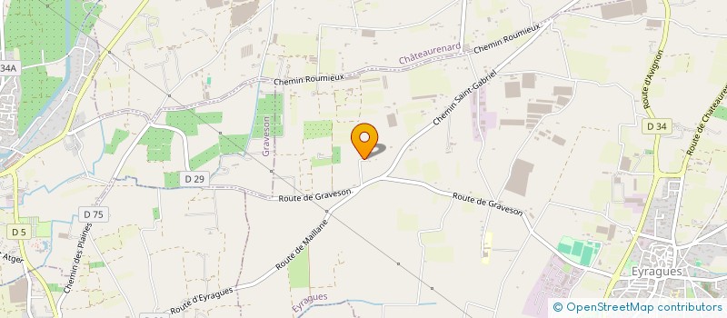 localisation de l'entreprise MONSIEUR PIERRE RIQUEAU  EYRAGUES