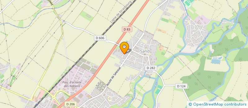 localisation de l'entreprise MONSIEUR PIERRE RISSER  SAND