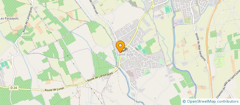 localisation de l'entreprise MONSIEUR PIERRE RITORT  SAINT-JUST