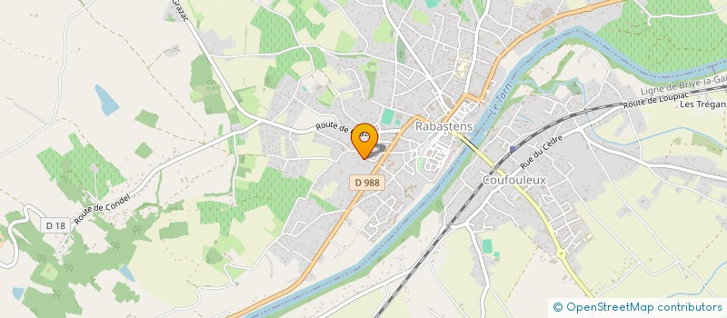 localisation de l'entreprise MONSIEUR PIERRE RIVAL  RABASTENS