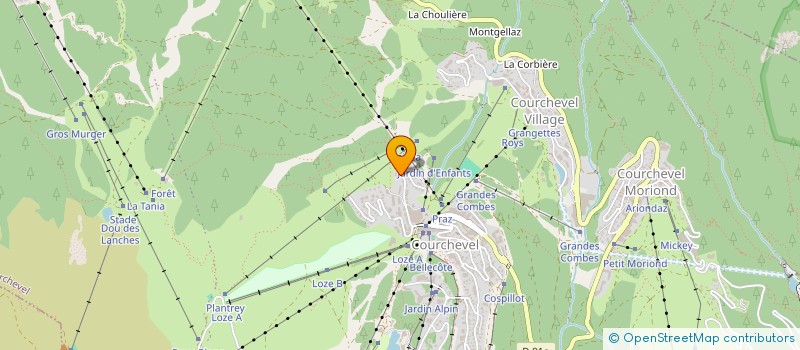 localisation de l'entreprise MONSIEUR PIERRE RIVALIERE à COURCHEVEL