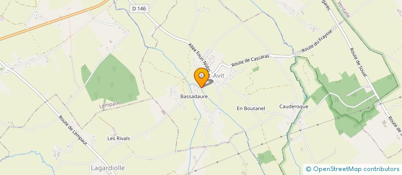 localisation de l'entreprise MONSIEUR PIERRE RIVALS  DOURGNE