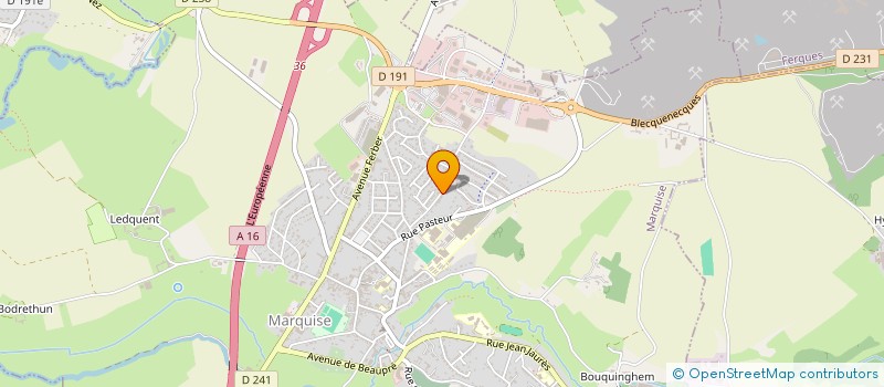 localisation de l'entreprise MONSIEUR PIERRE RIVET  MARQUISE