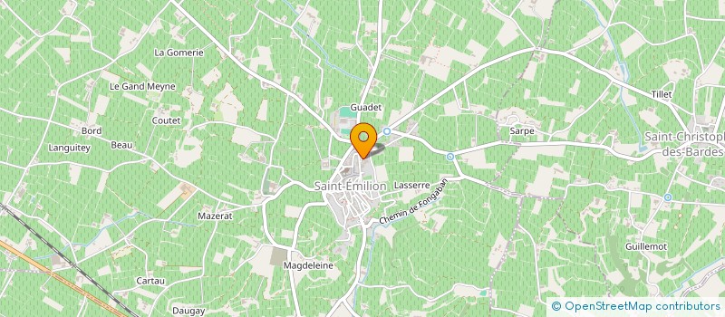 localisation de l'entreprise MONSIEUR PIERRE RIVIERE  SAINT-EMILION