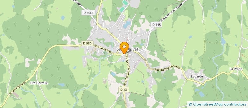 localisation de l'entreprise MONSIEUR PIERRE RIVIERE  SAINT-PRIVAT