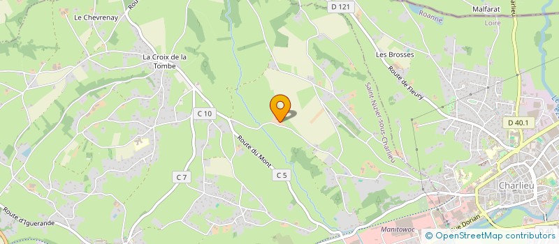 localisation de l'entreprise MONSIEUR PIERRE RIVOIRE  SAINT-NIZIER-SOUS-CHARLIEU