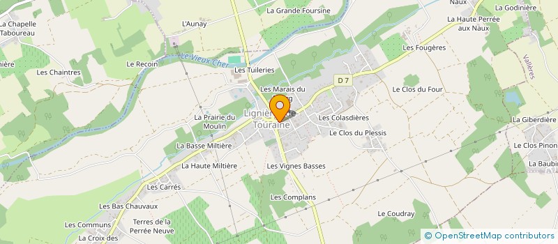 localisation de l'entreprise MONSIEUR PIERRE RIVRY  LIGNIERES-DE-TOURAINE