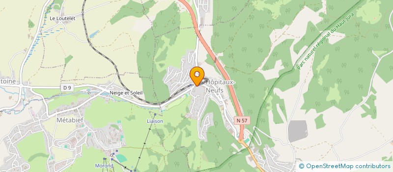 localisation de l'entreprise MONSIEUR PIERRE ROBBE à LES HOPITAUX-NEUFS