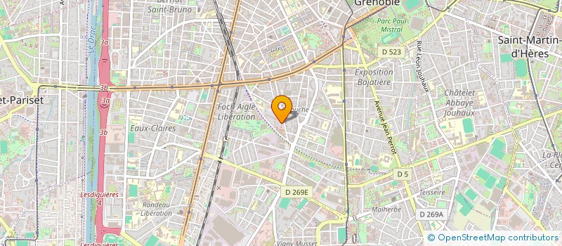 localisation de l'entreprise MONSIEUR PIERRE ROBERT à GRENOBLE