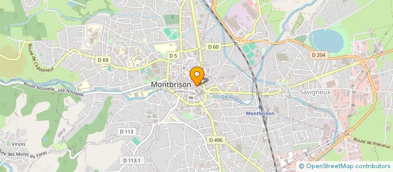 localisation de l'entreprise MONSIEUR PIERRE ROBERT à MONTBRISON