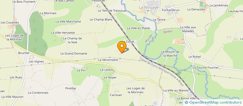 localisation de l'entreprise MONSIEUR PIERRE-ROBERT PERCHEREL  IFFENDIC