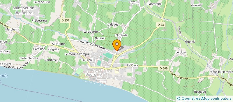 localisation de l'entreprise MONSIEUR PIERRE ROBIN  SAINT-TROJAN