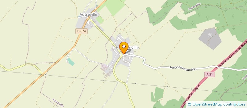 localisation de l'entreprise MONSIEUR PIERRE ROBIN à HARMONVILLE