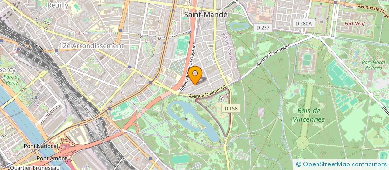 localisation de l'entreprise MONSIEUR PIERRE ROBION  SAINT-MANDE