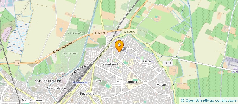 localisation de l'entreprise MONSIEUR PIERRE ROCAMORA  NARBONNE