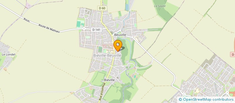 localisation de l'entreprise MONSIEUR PIERRE ROCANCOURT  BIEVILLE-BEUVILLE