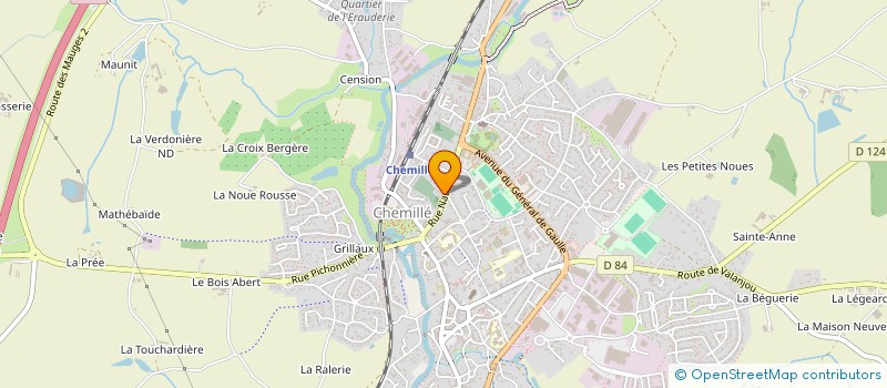 localisation de l'entreprise MONSIEUR PIERRE ROCHE à CHEMILLE-EN-ANJOU