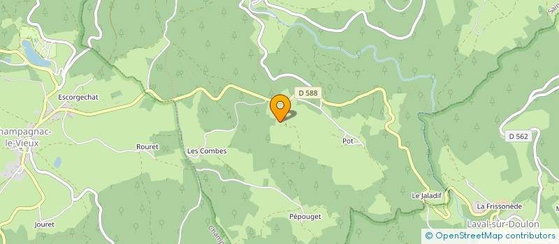 localisation de l'entreprise MONSIEUR PIERRE ROCHE  SAINT-VERT