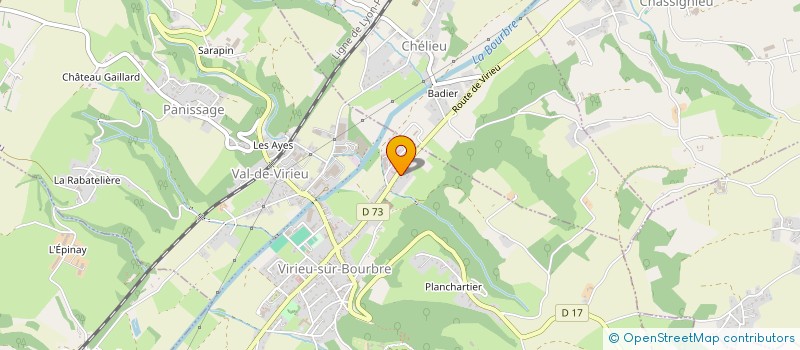 localisation de l'entreprise MONSIEUR PIERRE ROCHEZ à VAL-DE-VIRIEU
