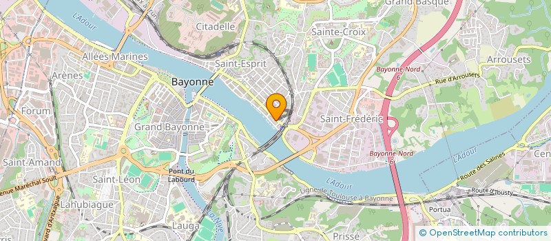 localisation de l'entreprise MONSIEUR PIERRE RODET  BAYONNE