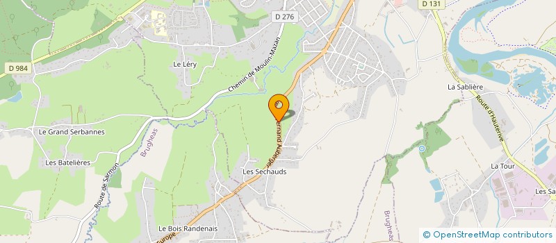 localisation de l'entreprise MONSIEUR PIERRE RODIER  BELLERIVE-SUR-ALLIER