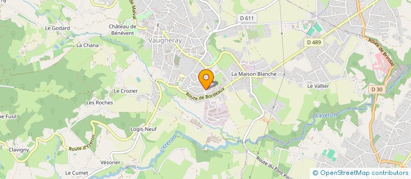 localisation de l'entreprise MONSIEUR PIERRE RODIERE  VAUGNERAY