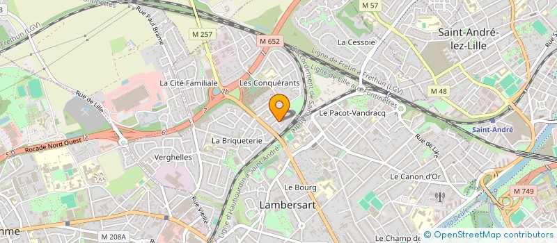 localisation de l'entreprise MONSIEUR PIERRE ROELANDT à LAMBERSART