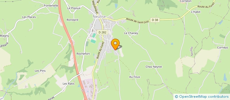 localisation de l'entreprise MONSIEUR PIERRE ROFFAT  NEULISE