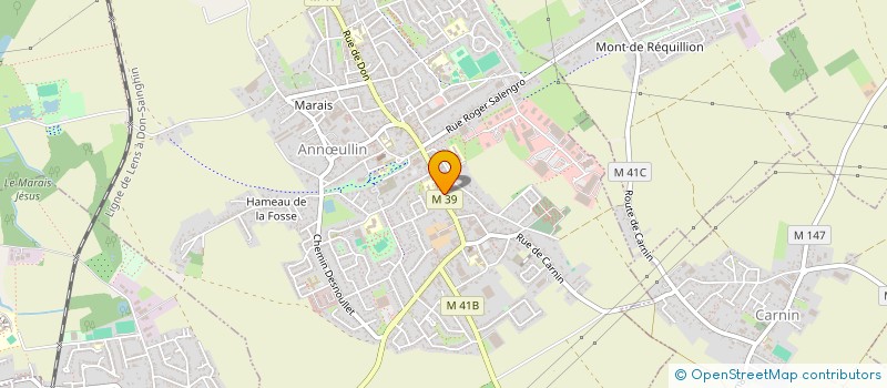 localisation de l'entreprise MONSIEUR PIERRE ROGEAUX  ANNULLIN