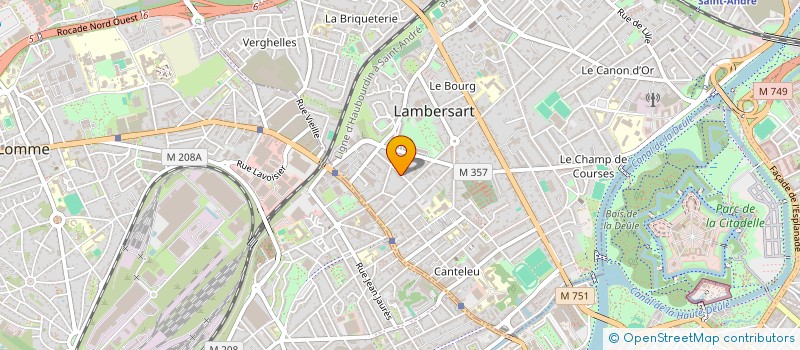 localisation de l'entreprise MONSIEUR PIERRE ROGEAUX à LAMBERSART