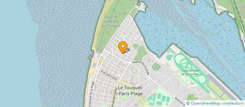 localisation de l'entreprise MONSIEUR PIERRE ROGER à LE TOUQUET-PARIS-PLAGE