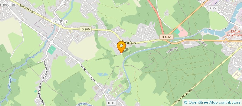 localisation de l'entreprise MONSIEUR PIERRE ROGER  UXEGNEY