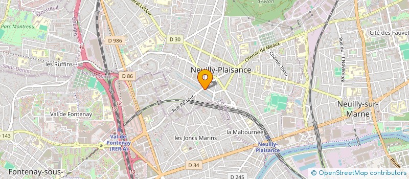 localisation de l'entreprise MONSIEUR PIERRE ROGER ANATOLE LUCIANI  NEUILLY PLAISANCE