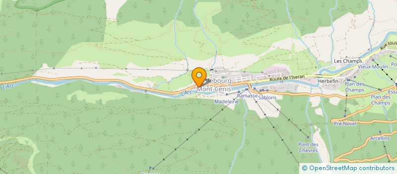 localisation de l'entreprise MONSIEUR PIERRE ROGER FRANCIS BEAUCHET  VAL-CENIS