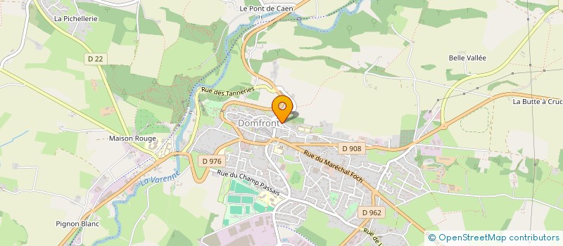 localisation de l'entreprise MONSIEUR PIERRE ROHEE à DOMFRONT-EN-POIRAIE