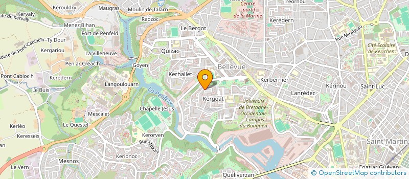 localisation de l'entreprise MONSIEUR PIERRE ROIGNANT à BREST