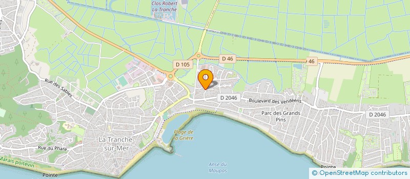 localisation de l'entreprise MONSIEUR PIERRE ROLLAND à TRANCHE-SUR-MER (LA)